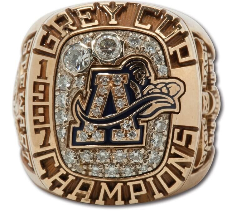 Drop Shipping 1997 Toronto Argonauts The 84th Grey Cup Championship Ring Wi