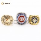 1907 1908 2016 chicago cubs championship ring set with wooden red box  drop