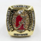 2011 ALABAMA CRIMSON TIDE RICHARDSON NATIONAL CHAMPIONSHIP RING US SIZE 11-