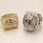 2 pcs set 2000 2012 Baltimore Ravens Super Bowl Championship rings replica