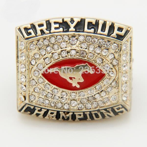 2001 replca Anthony Prior's Calgary Stampeders Grey Cup super bowl Champion