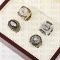One set (4PCS) 1966 1967 1996 2010 Super Bowl Green Bay Packers Championshi