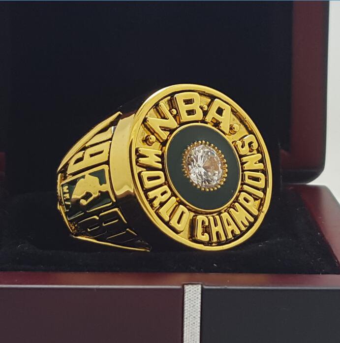 1981 Boston Celtics National Basketball Championship Ring 7 15 Size Copper