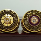 2PCS 1980 1982 Los Angeles Lakers Basketball world championship ring 8 14S