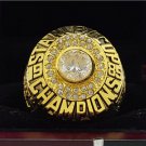 1985 Edmonton Oilers Stanley Cup championship ring solid 8 14S copper ring