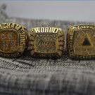 3PCS 2000 2001  2002  Los Angeles Lakers Basketball world championship ring