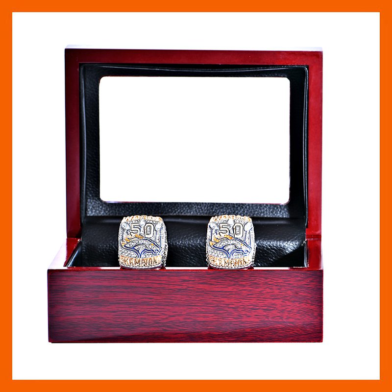 2015 DENVER BRONCOS SUPER BOWL 50 WORLD MILLER & MANNING SCORES ENGRAVED CH