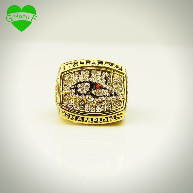 2000 Super Bowl Baltimore Ravens Championship Ring Free Drop Shipping Repli