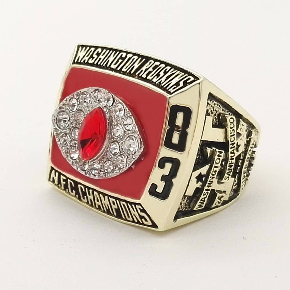 Drop Shipping Good Quality N.F.C 1983 Washington Redskins Replica World Ser