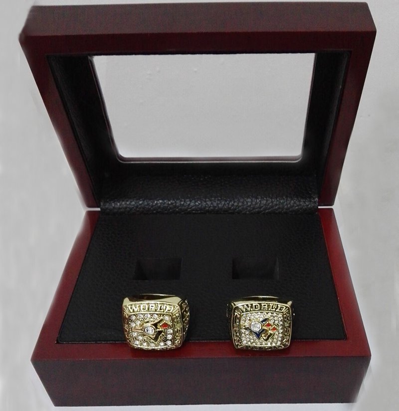 1992&1993 Set Toronto Blue Jay Carter League Baseball Championship Ring Wit