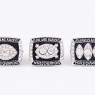 Drop Shipping Good Quality 3 Years Sets 1976/1980/1983 Super Bowl Oakland R