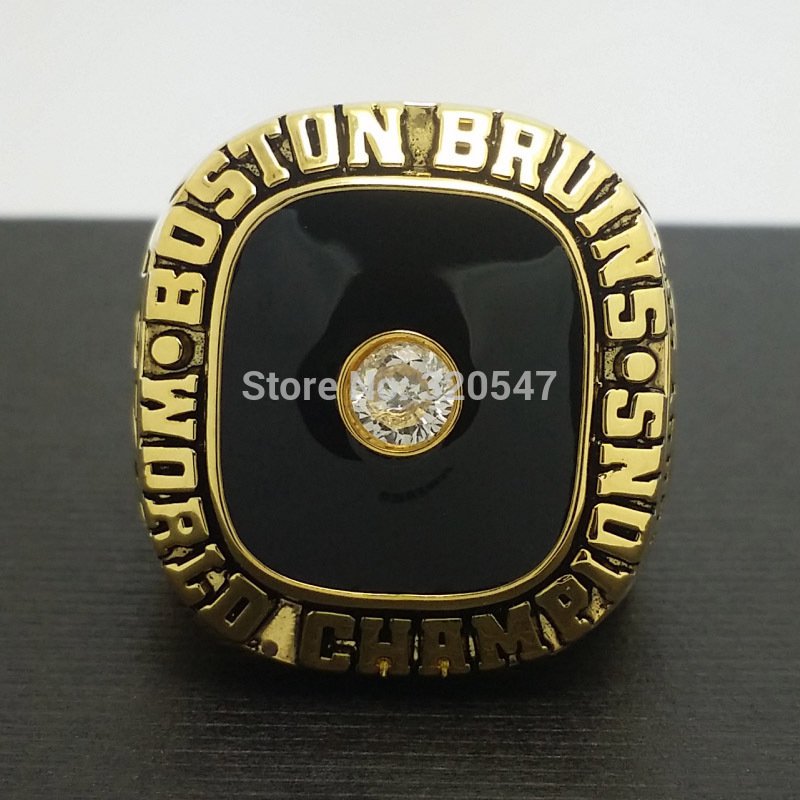 Solid Back 1970 Boston Bruins  Hockey Stanley Cup Championship Ring Copper