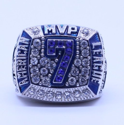 1956 MVP #7 mantle championship ring