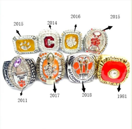 Clemson Set Ring