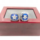 two pcs/set Replica Super Bowl NFC 1970 1975 dallas cowboys Championship