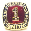 1978 1996 OZZIE SMITH hall of fame player ring