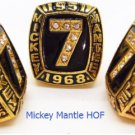 #168 Mickey mantle hall of fame rings