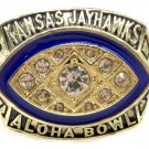 1995 Kansas Jayhawks Aloha Bowl Champs “HENLEY” "20" replica ring
