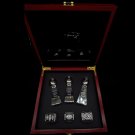 1980/1983/1976 Oakland Raiders Champions Ring +NFL Trophy+Wooden Display Box