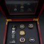 5pc Miami Dolphins AFC Championship ring Ring +NFL Trophy