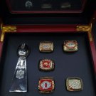 5pc Washington Redskins Championship ring Ring +NFL Trophy