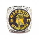 1977 Marquette Warriors NCAA Basketball Champs McGUIRE championship ring- 859
