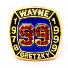 1978-1999 WAYNE GRETZKY HALL OF FAME World Championship ring size11