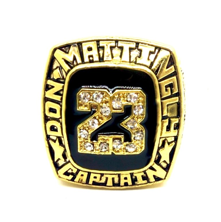 DON MATTINGLY CAPTAIN #23 Limited Career HALL OF FAME World Championship ring size11
