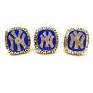 New Yankees ring 1976-1996-2009 ny yankees ring 3-piece set exquisite gift box