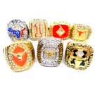 1969-1983-1999-2005-2005-2014 -2018 Texas Longhorns World Series Championship ring size11
