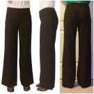 $199 Classiques Entier 00 Black Gray Check Plaid Trouser Wide Leg XXS Dress Pant