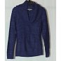 Classiques Entier XS PXS Solid Blue Purple Cowl Neck Sweater Long Sleeve Wool PP