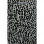 Classiques Entier XS Ruched Black White Polka Dot Cap Sleeve Blouse V-neck Wrap