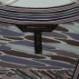BCBG MAX AZRIA XS Multi-Color V-Neck Flutter Sleeve Top PXS PP Purple Brown Wrap