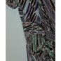 BCBG MAX AZRIA XS Multi-Color V-Neck Flutter Sleeve Top PXS PP Purple Brown Wrap