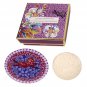 Fragonard HELIOTROPE GINGEMBRE Ginger Perfumed Soap 5.3oz Glass Dish Set FRANCE
