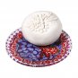 Fragonard HELIOTROPE GINGEMBRE Ginger Perfumed Soap 5.3oz Glass Dish Set FRANCE