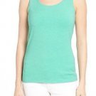 $44 PS NIC+ZOE 'Perfect' Tank Light Blue S Casual Cotton Sleeveless Cami Solid