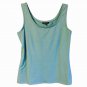 $44 PS NIC+ZOE 'Perfect' Tank Light Blue S Casual Cotton Sleeveless Cami Solid