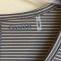 $39 XS Caslon Scoop Neck Tee Long Sleeve Beige Olive Green Cream Tan Striped