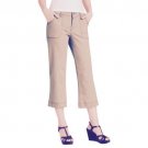 $79 4P Jag Jeans Petites Carson Crop Baby Camel Khaki Cargo Women’s Beige 4