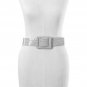 $38 NWT Steven by Steve Madden Black Croc Embossed Belt Leather S/M