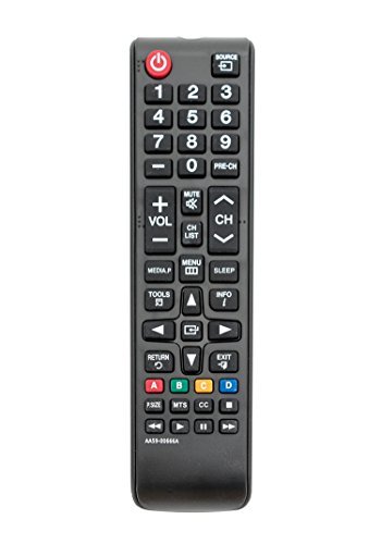 New AA59-00666A Replaced Remote fits for Samsung TV UN32EH4003V UN40ES6003F LH32HDBPLGA UN32EH4003FX