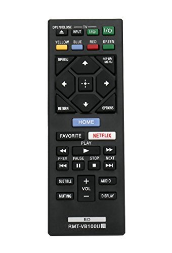New RMT-VB100U Replaced BLU-RAY PLAYER Remote fit for SONY Player BDP-BX150 BDP-BX350 BDP-BX550 BDP-