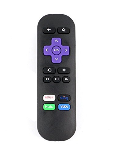 New IR Replaced Remote fit for Roku 1 2 3 4 HD LT XS XD Roku Express w Channel Shortcut Buttons, NOT