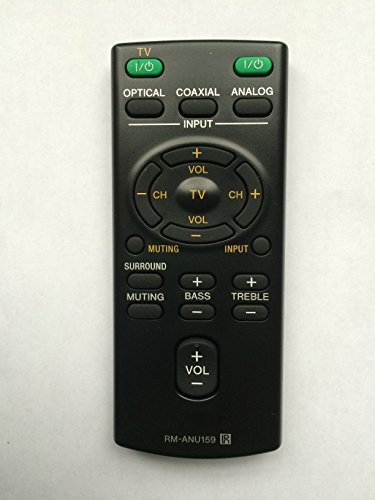 New Rm-anu159 Rmanu159 Replaced Remote Fit for Sony Audio Systems Soundbar Models Htct60 Ht-ct60 Sa-