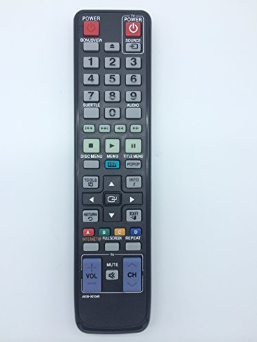 New AK59-00104R Replaced Remote fit for Samsung BD-C6500 BD-C5500 BD-D6500/ZA BD-D6100C/ZA BD-P1580 