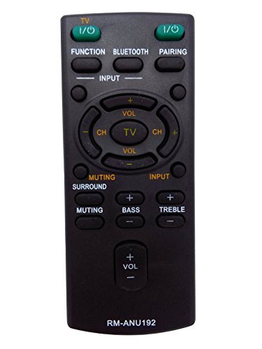 New RM-ANU192 Remote Replaced For SONY Sound bar Remote Control RM-ANU192 SUB RM-ANU191 HT-CT60BT SA
