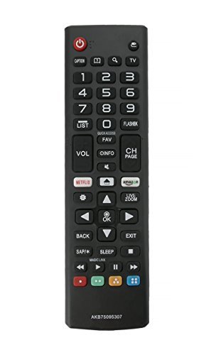New AKB75095307 Replace Remote fit for LG TV 49UJ6050 49UJ6050-UC 49UJ6300 49UJ6300-UA 49UJ6350 9UJ6