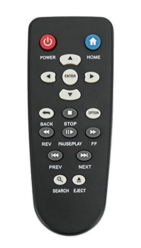 New Replaced for Remote Control Fit for WD Western Digital WD TV Live TV Plus Mini HD Hub Media Play